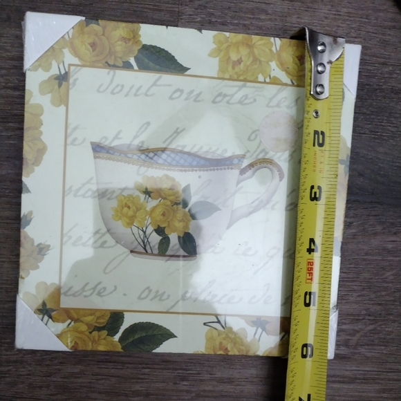 Coffee Station Yellow Cup frame New - Picture 4 of 4